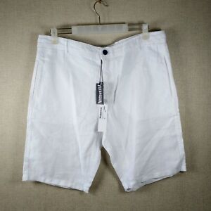 VILEBREQUIN New Men's White LINEN Shorts BNWT Size XL