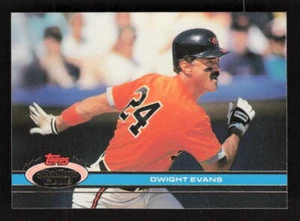 1991 Stadium Club #351a Dwight Evans Baltimore Orioles - Picture 1 of 2