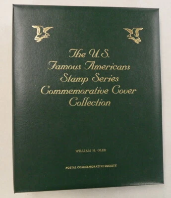 U.S. Famous Americans Stamp Series Commemorative Cover Collection - PCS Book - Image 1 of 4