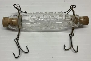 Antique Lowell B Calkin “Chummer” Glass Lure Tube 1939 - Picture 1 of 9