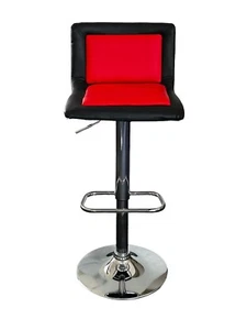 Red & Black swivel stools, breakfast bar stools, bar stools, trade stand stools - Picture 1 of 6