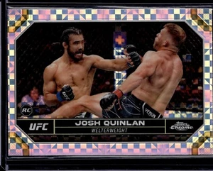 2024 Topps Chrome UFC JOSH QUINLAN Rookie RC X-Fractor #76 - Picture 1 of 2