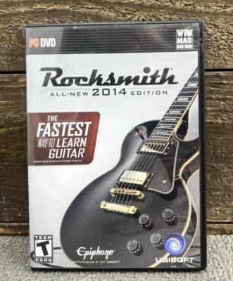 Rocksmith 2014 Edition PC Windows/Mac 2013 Two-Discs No Cable Codes Untested - Image 1 of 4