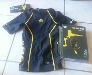 Genuine Skins A200 Youth active size S Short Sleeve Compression Top - Picture 1 of 2