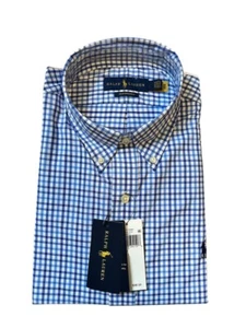 Polo Ralph Lauren Performance Wicking Stretch Blue Button Up US Open Rare 3XL - Bild 1 von 5