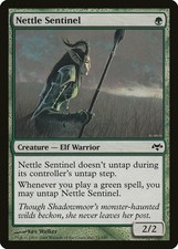 Nettle Sentinel Eventide PLD Green Common MAGIC THE GATHERING CARD ABUGames
