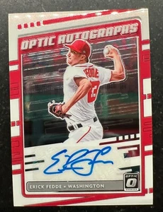2020 Donruss optisches Autogramm Erick Fedde - Bild 1 von 2