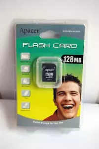 APACER MINI SD 128 MB MINI SECURE DIGITAL PLUS DA 128 MB - Imagen 1 de 2