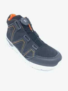 Ricosta Rocco Black Boy's Mid Top Trainer Waterproof UK 13 RRP £65 SALE £49.99 - Picture 1 of 1