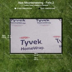 Tyvek Footprint for the Alps Mountaineering Felis 2 Tent - Picture 1 of 2