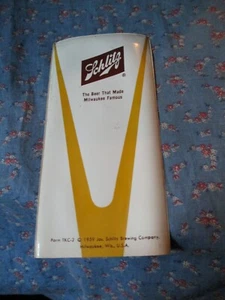 e. 1959 Schlitz Beer Tap Handle Cover for Specific 1959 Handle 6 x 3 Inches - Picture 1 of 4