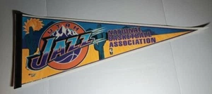 Utah Jazz NBA Basketball Vintage Wincraft Edition #3 1990s Pennant, PERFECT! - Picture 1 of 1