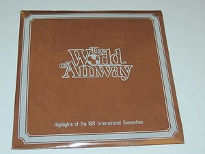 THE WORLD OF AMWAY HIGHLIGHTS OF 1971 CONVENTION Lp 12"x3 RECORD SET SEALED RARE - Imagen 1 de 1