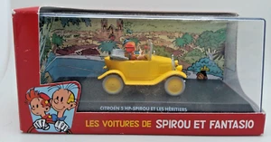Atlas 2006 escala 1/43 metal Spirou y Fantasio Citroen 5 HP en estuche/caja Francia - Imagen 1 de 5