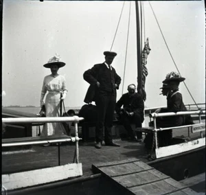 HOLLANDE c. 1900 Pont Bateau - Grand Négatif Pays Bas - FD 448 - Picture 1 of 1