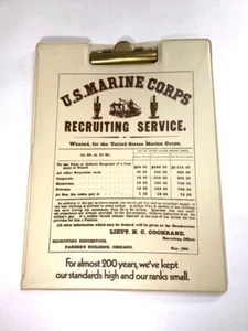 Vintage 1975 U.S. Marine Corps Recruiting Service Binder -- 200 Years - Picture 1 of 4