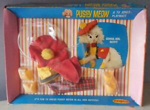 Pussy Meow Cat Doll's School Girl Outfit TV Jones Remco Rare Vintage NFRB 1966