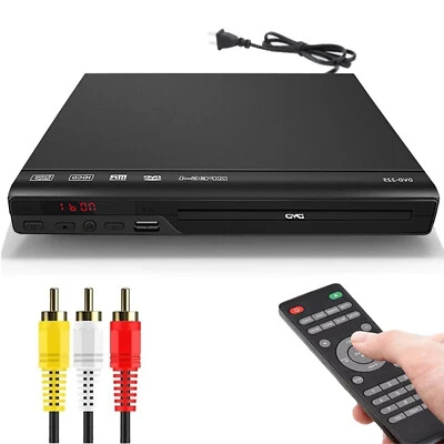 DVD Player All Region Free DVD CD Disc Player AV Output USB Remote Control3 2024 - Image 1 of 4