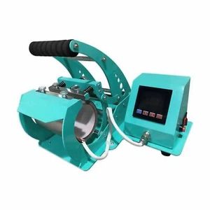 Swing Design Digital Coffee Mug & Cup Heat Press - Turquoise - Picture 1 of 12