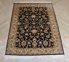 2.5x4 Area Rug Oriental Hand Knotted Pure Silk Cotton Traditional Kashmir carpet