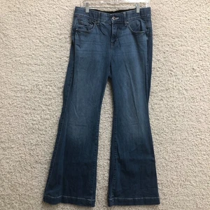 Torrid Jeans 10 Womens Blue Denim Bombshell Flare Premium Stretch Hi Rise Casual - Picture 1 of 12