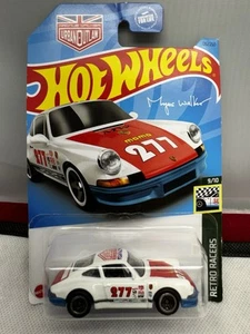Hot Wheels HW Retro Racers ‘71 Porsche 911 9/10 White 126/250Magnus Walker 2021 - Picture 1 of 3