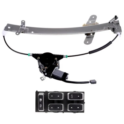 Conductor delantero para Lincoln Town Car 1998-11 con interruptor de ventana del motor y regulador Foto 1 de 4