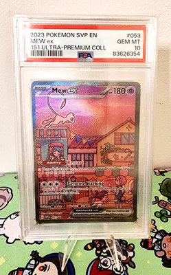Pokemon SVP EN 151 Ultra Premium Collection  #053 English Mew Ex PSA 10 GEM MINT - Image 1 of 2