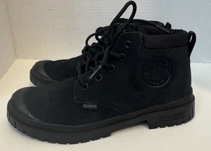 Damen Palladium 6 Stiefel Pampa schwarz High Top Combat Gorp Core Militär Biker - Bild 1 von 10