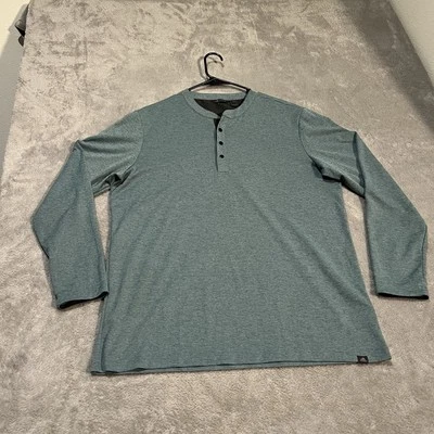 Camisa de golf Adidas Adicross Henley para hombre grande verde manga larga ventilada Foto 1 de 4