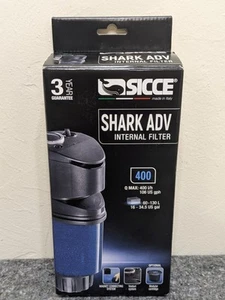 Sicce Shark Internal Aquarium Power Filter 400 Advanced 106 GPH - Brand New - Picture 1 of 4
