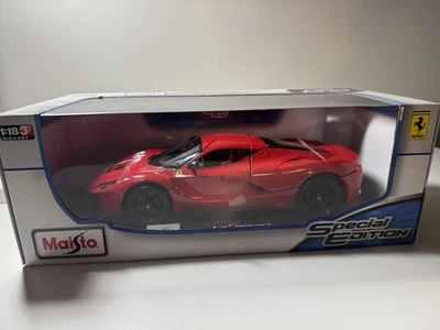 Ferrari LaFerrari Speciale Special Edition Diecast 1/18 Model Car Red Maison NIB - Image 1 of 2