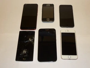 Job Lot 6 Mobile Phones Untested Hauwei Samsung etc. - Picture 1 of 10