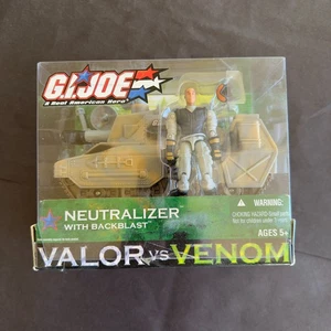 2004 GI JOE VALOR & VENOM NEUTRALIZER w/ BACKBLAST v3 FIGURE MISB SEALED MT - Picture 1 of 6