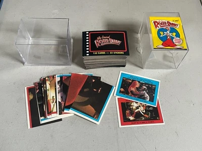 Roger Rabbit Complete 132 Base Card Set +  22 Stickers  1987 Topps a6 - Image 1 of 3