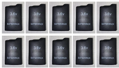 Lote De 10 Baterías Recargables 3.6V 1800MAH Para Sony PSP-110 PSP-1001 1000 PSP Foto 1 de 4