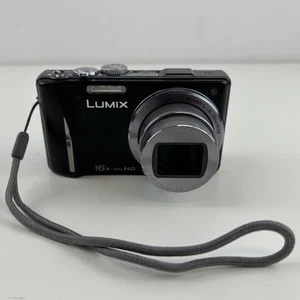 Panasonic Lumix DMC-TZ20 14.1MP Black Digital Camera Please Read Mark on Lens - Picture 1 of 18
