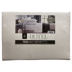 Members Mark Hotel Premier 6-teiliges Blatt-Set, 700 Fadenzahl, weiß, vollständig - Bild 1 von 2