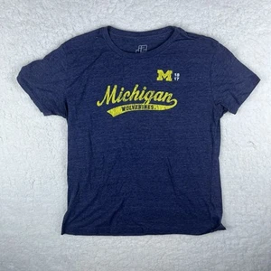 T-shirt grafica University of Michigan Wolverines bambino XL grigio college sport - Foto 1 di 11