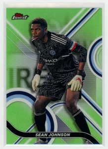 Finest MLS #31 2022 Sean Johnson refractor verde neón #/99 NYCFC - Imagen 1 de 2
