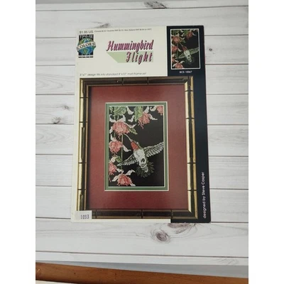 True Colors Hummingbird Flight Cross Stitch Pattern Steve Casper Artwork - Image 1 of 4