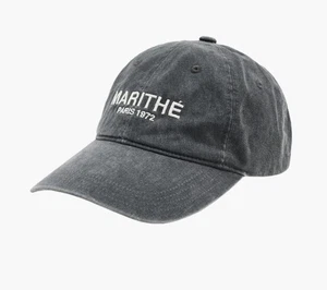 MARITHE Denim Washing Regular Logo Ball Cap - black - Bild 1 von 3