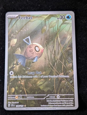 Feebas 198/191 - Sv08: Surging Sparks Holo NM Pokemon TCG - Image 1 of 2