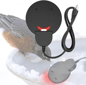 Chicken Water Heater for Winter Bird Bath Heater with Thermostatic Control Fu... - Picture 1 of 9