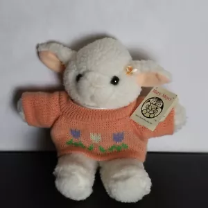 Mary Meyer Lily Little Lamb Plush 10" Stuffed Animal Rare 90's Vintage w/Tags - Picture 1 of 14