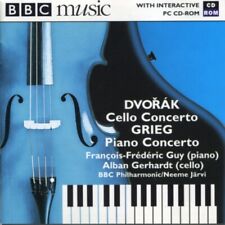 Dvorak Cello Concerto / Grieg Piano Concerto (CD, 2001, BBC Music) Jarvi