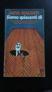 Siamo spiacenti di	- Dino Buzzati,  1980,  Oscar Mondadori - P - Picture 1 of 1