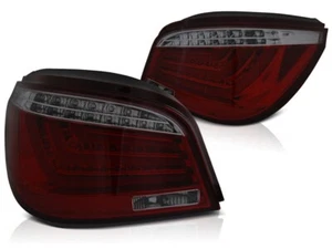 LED Lightbar Rückleuchten für BMW E60 Limo Bj. 03-07 Rot/Smoke - Bild 1 von 1