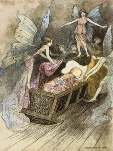 Póster de decoración. Arte de pared. Diseño interior de habitación. Cuento de hadas. Sueños místicos.9164 - Imagen 1 de 1