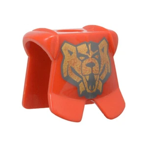 LEGO Red Bear Castle Armor Kingdoms Minifigure Breastplate Army Battle Gear - Picture 1 of 1
